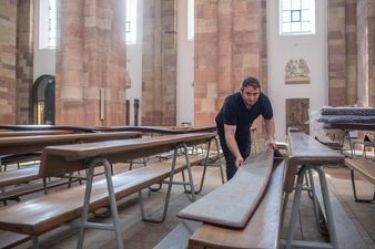 [Translate to Französisch:] Sitzpolster Dom Speyer