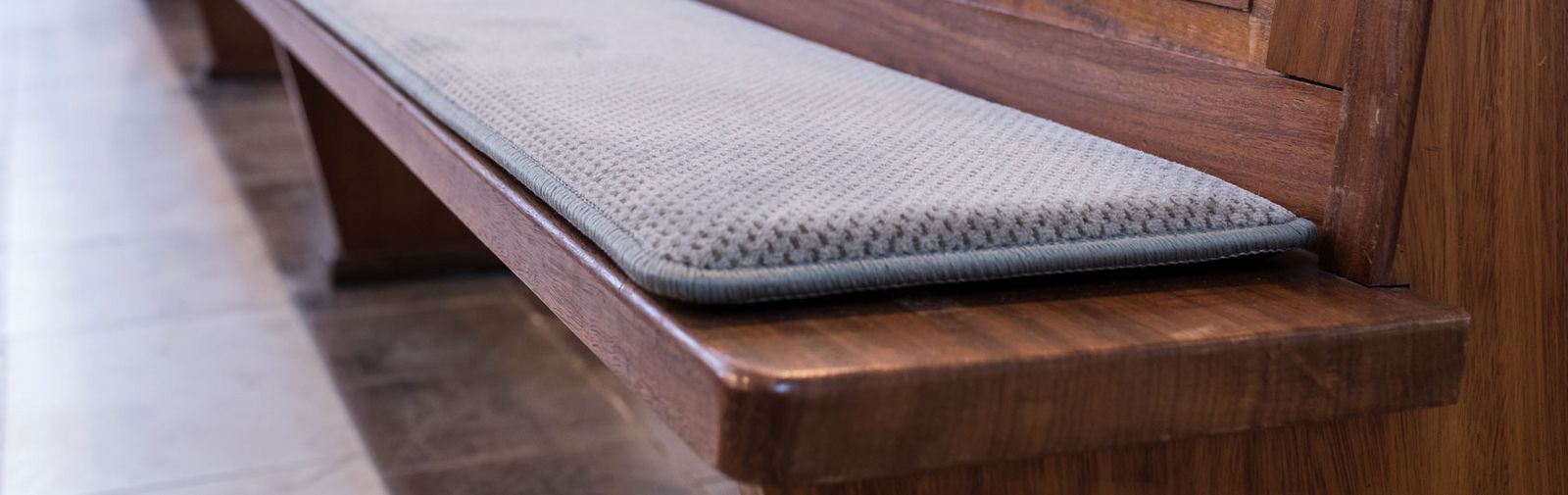 banc d'église coussin chauffante Thermoplush 230 Volt Velours structuré Wadern