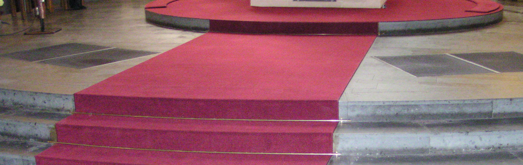 tapis d'église Velours rond